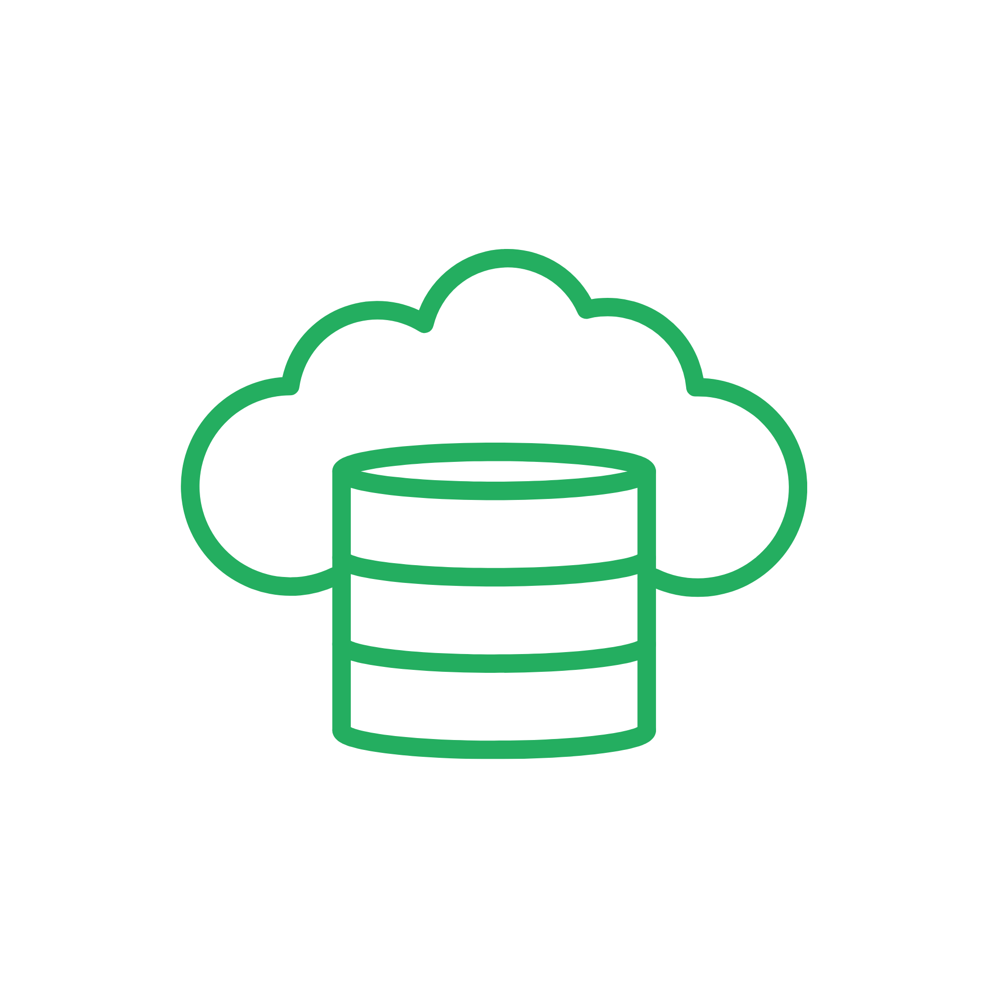 Infrastructure and Cloud Icon
